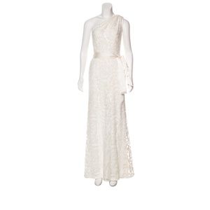 TADASHI SHOJI One Shoulder Wedding Dress